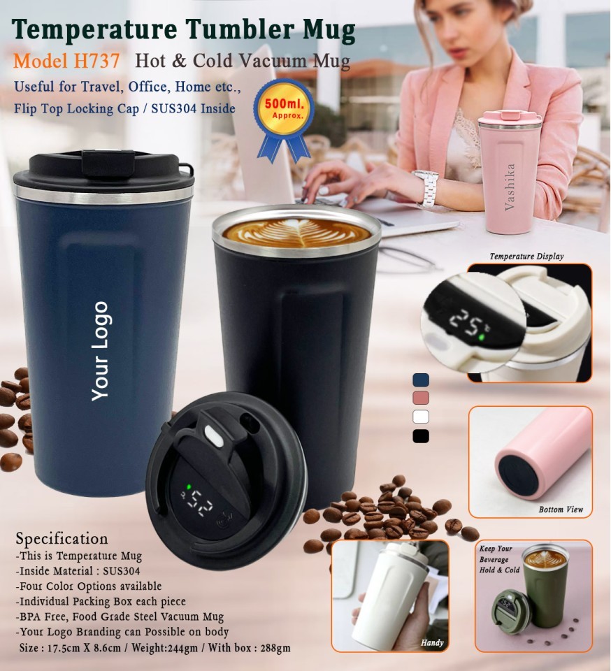 Temperature Tumbler Mug -500 ml